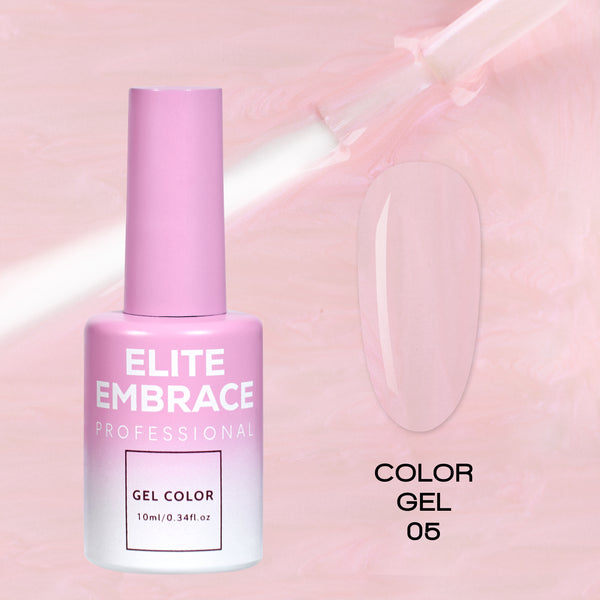 ELITE EMBRACE Professional Color Gel 05 with Glitter 10ml ECGG0510