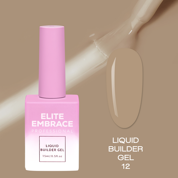 ELITE EMBRACE Professional Liquid Builder Gel 12 15ml ELBG1215