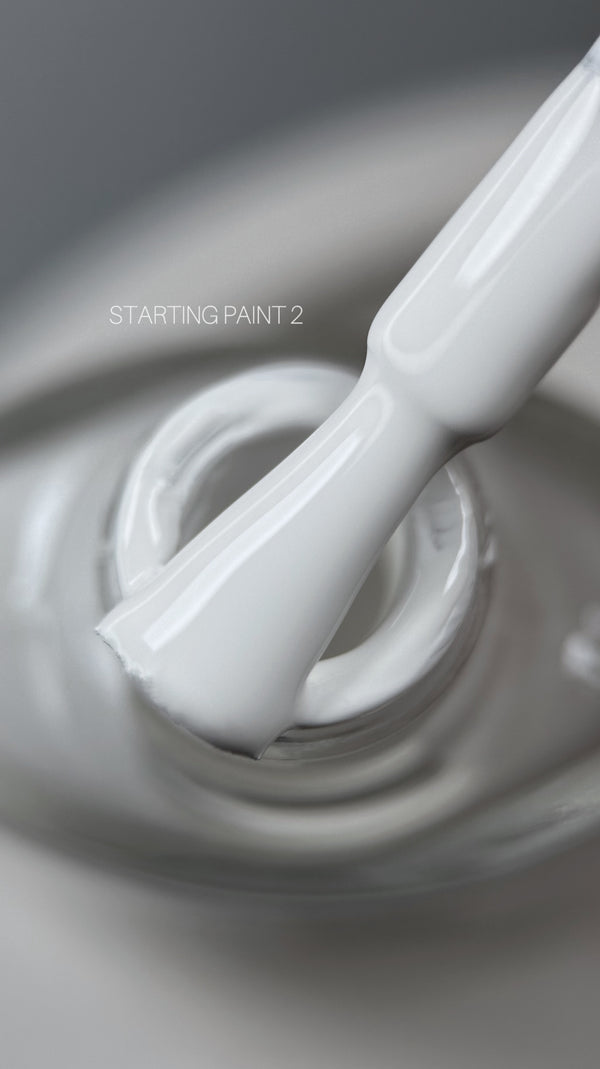 SAGA professional stamping paint 2 (white, enamel), 8 ml