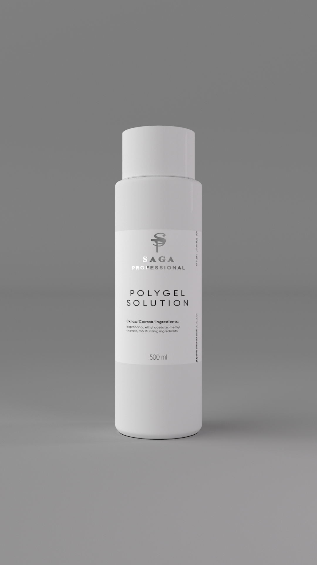 SAGA Professional liquid Polygel Solution 500ml