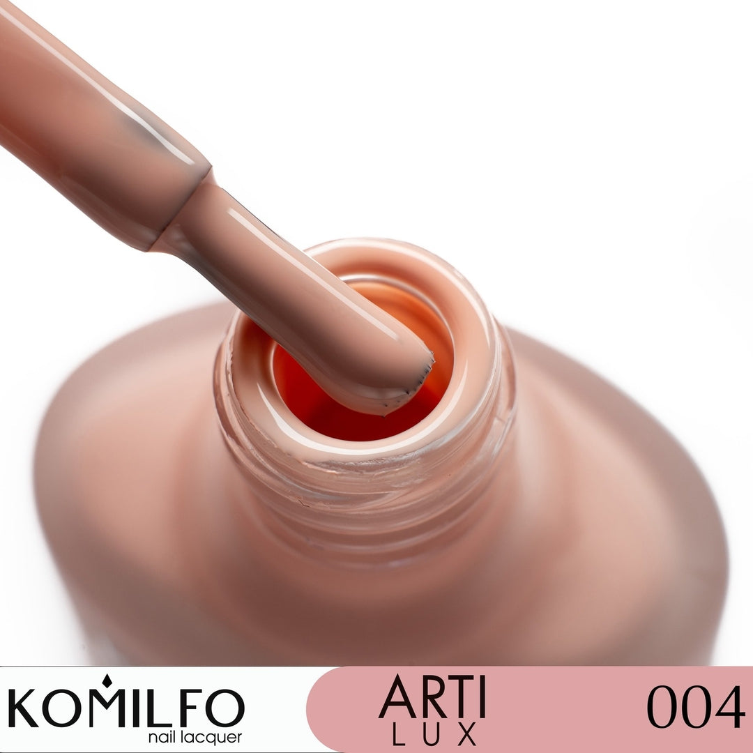 KOMILFO ARTILUX 004 ЛАК ДЛЯ НОГТЕЙ (ТЕЛО, ЭМАЛЬ), 8 МЛ 222004
