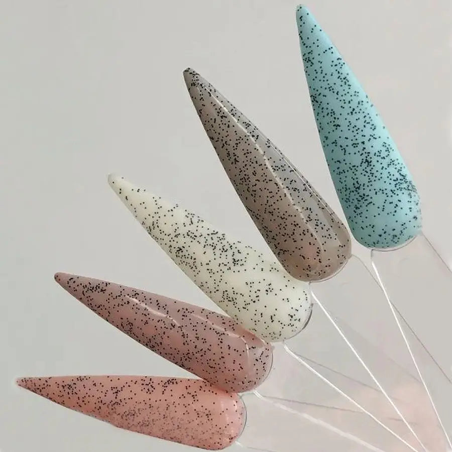 Saga Top 05 - top without sticky layer with black flakes, 9 ml