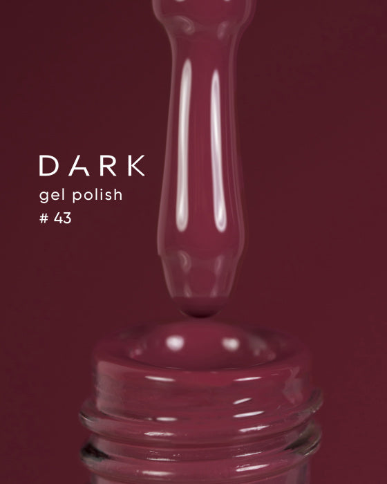 Dark gel polish (new collection) 43, 10 ml color43