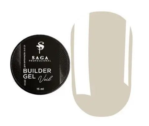 SAGA Professional Builder Gel Veil 20 15 мл BGV20-15
