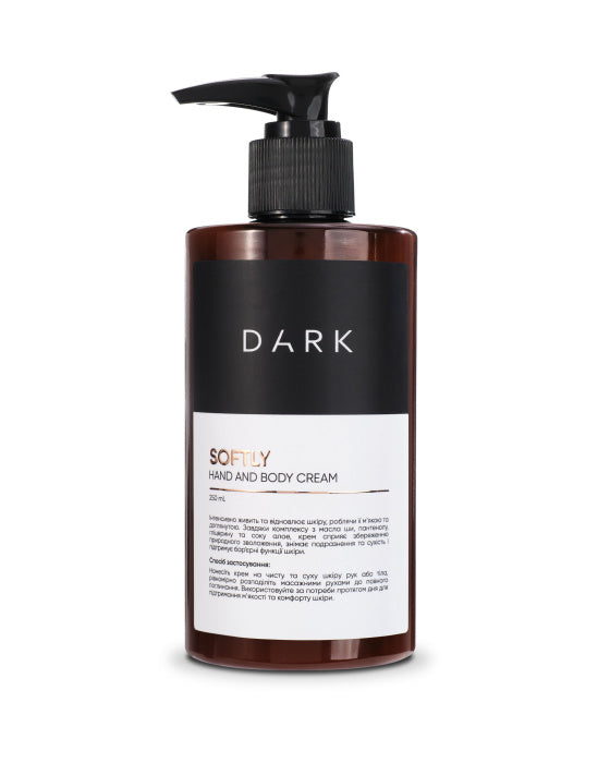 DARK Softly hand and body cream, 250 ml