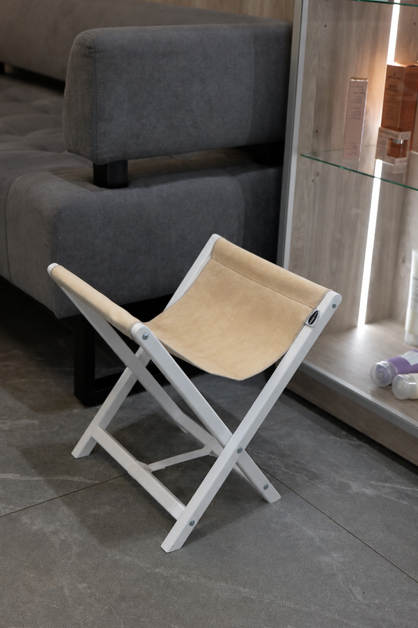 AIR MAX Bag stand(beige velour on white legs)