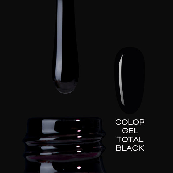 BEYOU PROFESSIONAL COLOR GEL TOTAL BLACK 15ml
