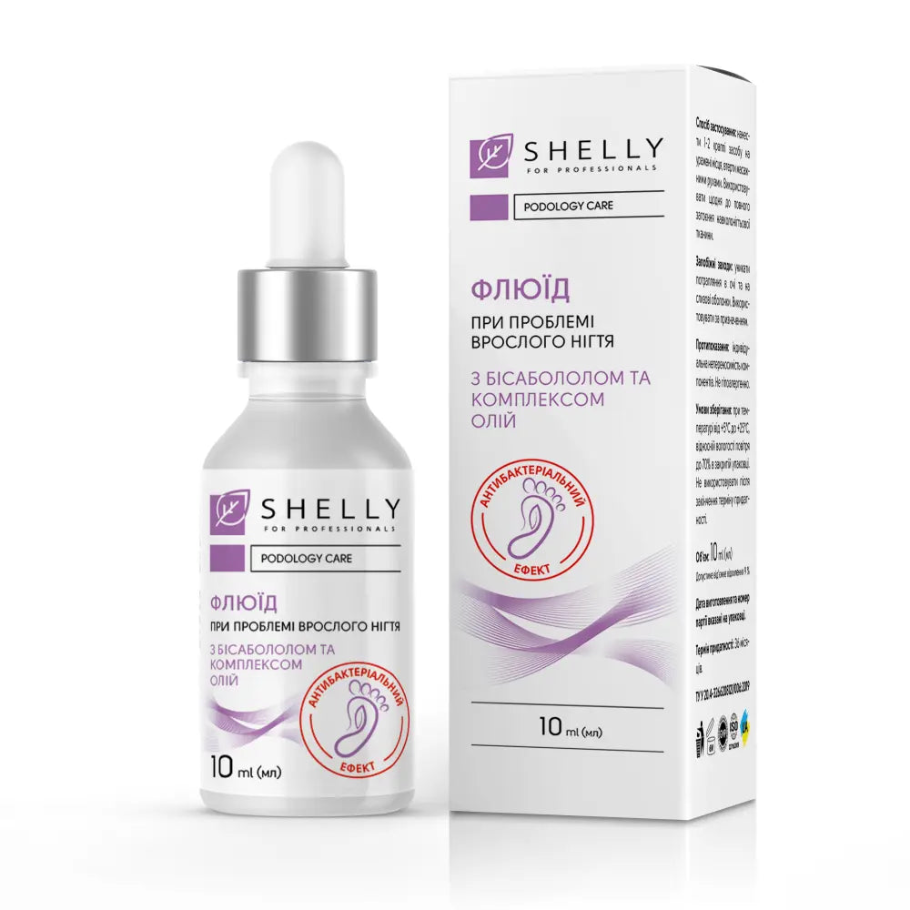 Fluid for the problem of an ingrown nail with an antibacterial effect Shelly 10 ML
