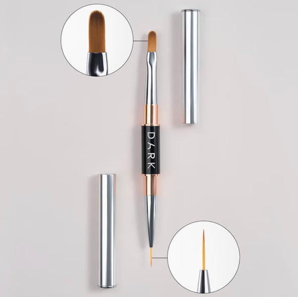DARK BRUSH DOUBLE-SIDE (LINER OF 10 MM + GEL 12 MM)