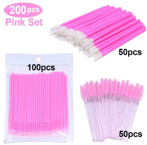 200pcs Pink Eyelash Brow Lamination
