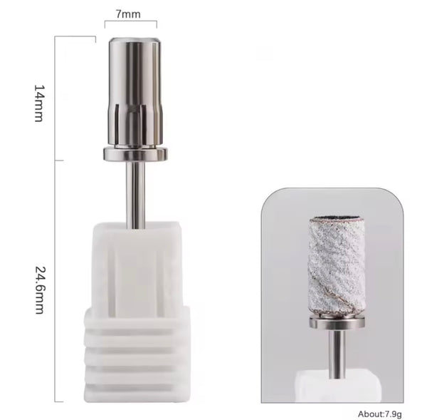 Nail Drill Sanding Band Mandrel Bit – 3/32” E-File Holder for Sanding Bands