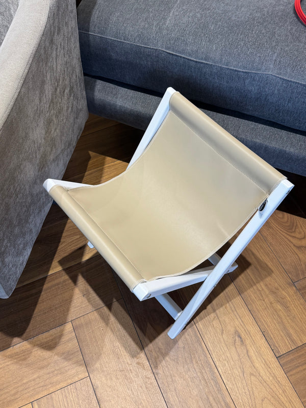 AIR MAX Bag stand(beige eco-leather on white legs)