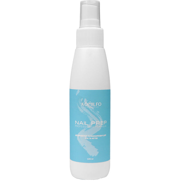 KOMILFO NAIL PREP – DISINFECTANT AND DEGREASER FOR NAILS, 125 ML 121015