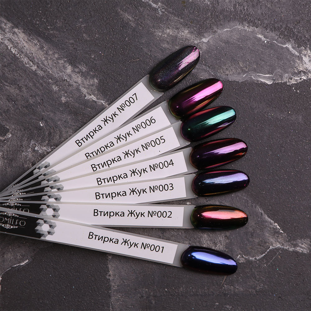 KOMILFO RUBBING BEETLE №001 (VIOLET-PINK-BLUE), 0.5 G 759001