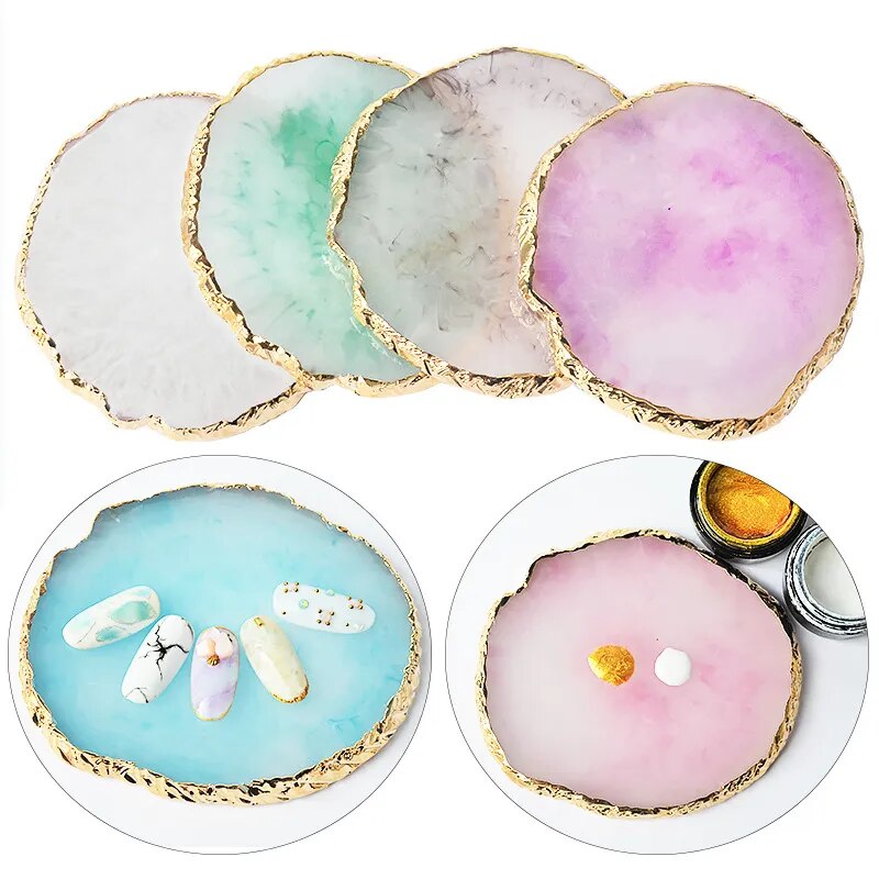 Nail Art Painting Gel Palette Silver