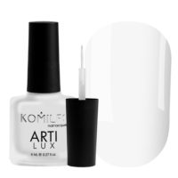 KOMILFO ARTILUX 001 ЛАК ДЛЯ НОГТЕЙ ОБЫЧНЫЙ(НЕ ГЕЛЬ)(БЕЛЫЙ, ЭМАЛЬ), 8 МЛ (С ТОНКОЙ КИСТОЧКОЙ) 222000