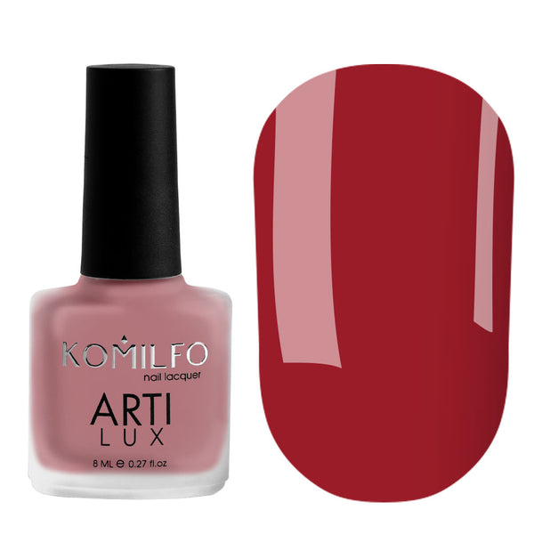 KOMILFO ARTILUX LADY IN RED 003 NAIL POLISH (CLASSIC RED, ENAMEL), 8 ML