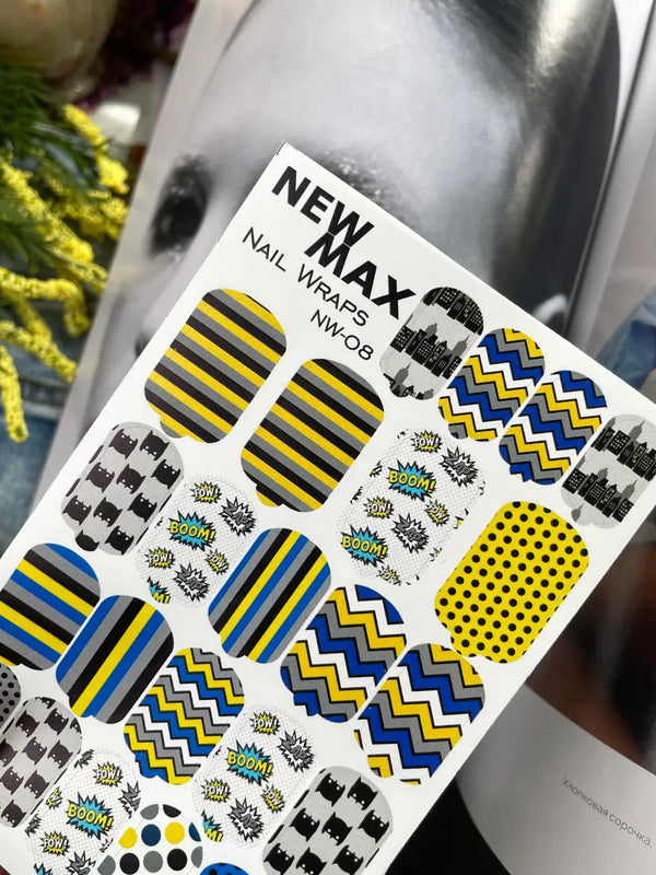 New Max NAIL WRAPS NW-08