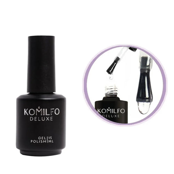 KOMILFO RUBBER BASE - RUBBER BASE FOR GEL POLISH, 15 ML 441502