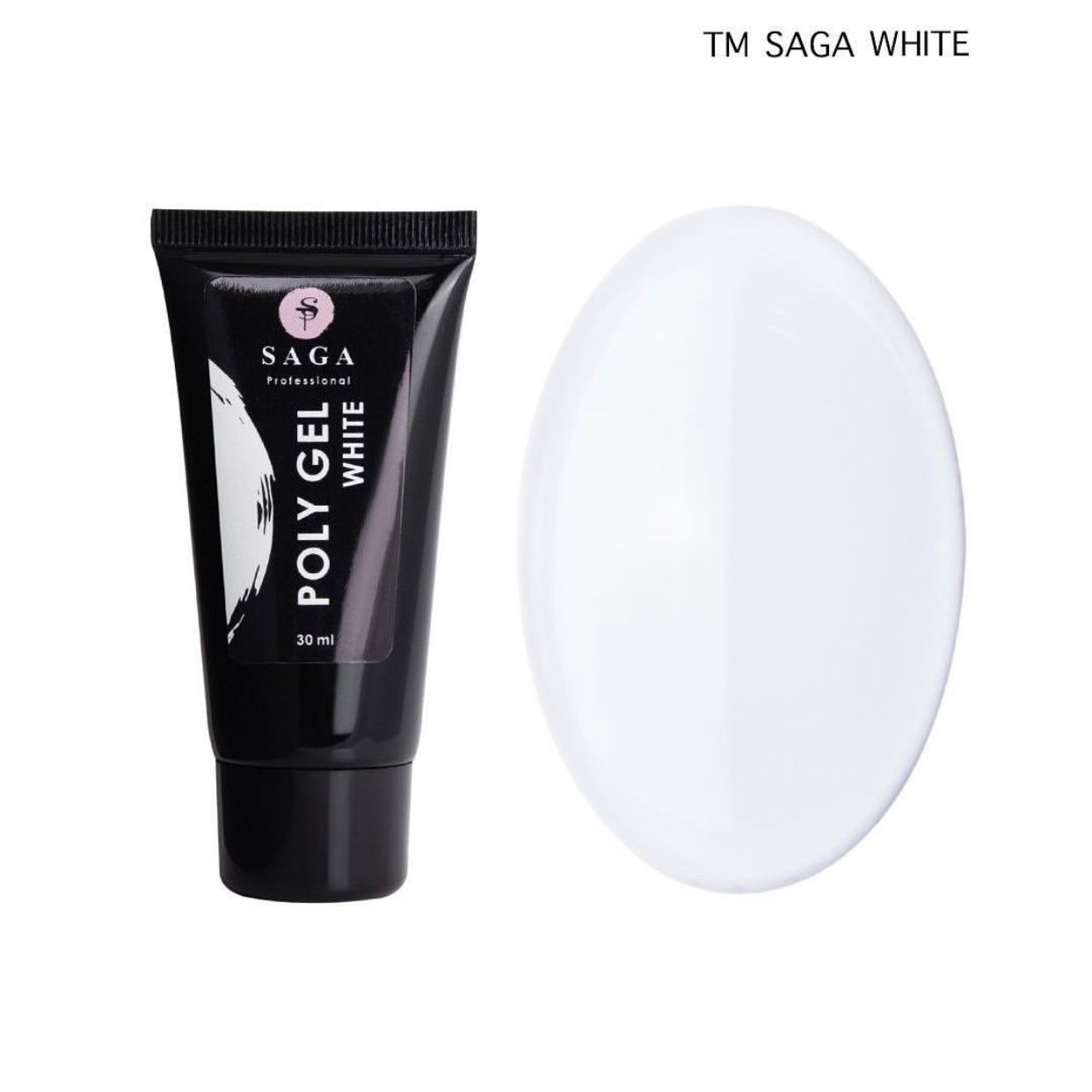 Полигель Saga White, 30 мл (Белый)