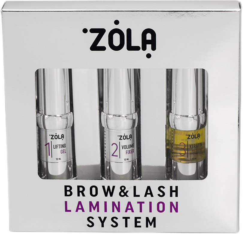 ZOLA BROW&LASH LAMINATION SYSTEM SET 3x10 ml 04440 — NBM Supply