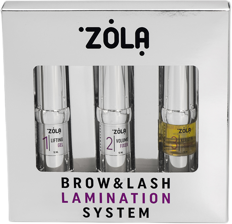 ZOLA BROW&LASH LAMINATION SYSTEM SET 3x10 ml 04440