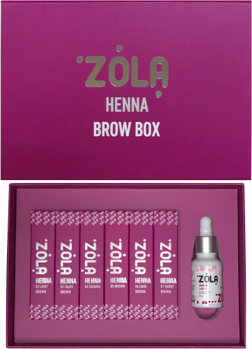 ZOLA HENNA BOX 6 PCS, 10 g 04166