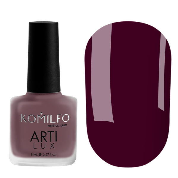 KOMILFO ARTILUX 025 NAIL REGULAR POLISH(NOT A GEL)(MARSALA, ENAMEL), 8 ML 222025