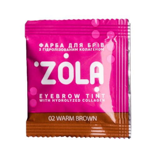 ZOLA ТИСТ ДЛЯ БРОВЕЙ С КОЛЛАГЕНОМ 02 ТЕПЛЫЙ КОРИЧНЕВЫЙ 5 МЛ 05312