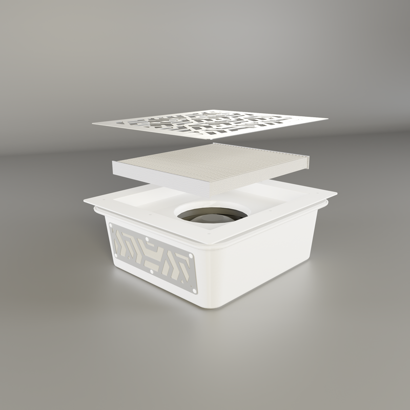 ULKA Premium White Built In Nail Dust Collector