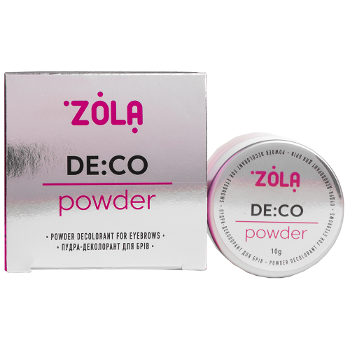 ZOLA ПОРОШОК ДЛЯ БРОВЕЙ DECOLOURANT DE:CO ПОРОШОК 10 г 05198