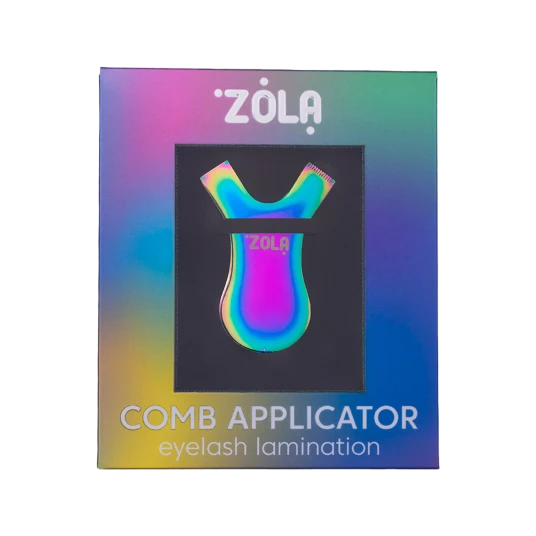 ZOLA Metal comb applicator - Rainbow