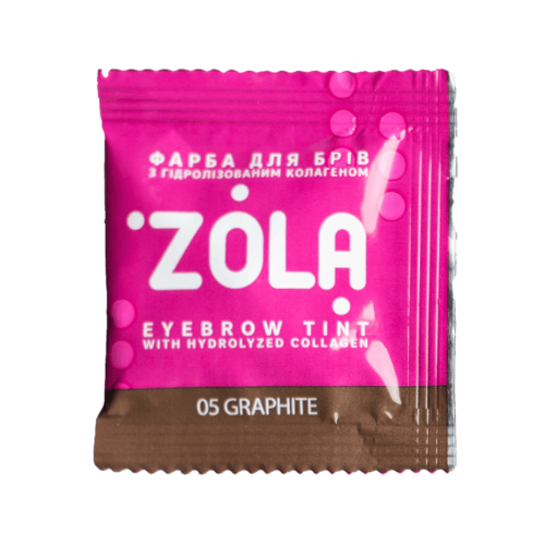 ZOLA EYEBROW TINT WITH COLLAGEN 05 GRAPHITE 5ML 05318