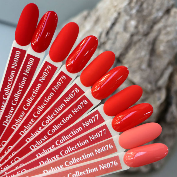 Komilfo Gel Polish Deluxe Series D078 (coral red, enamel), 8 ml 111078