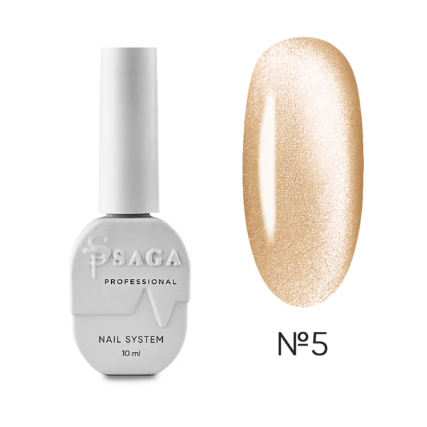 Гель-лак «Котяче око» Saga Professional Glow Cat № 05, 9 мл