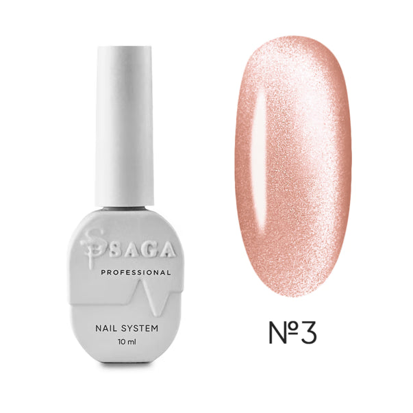 Saga Professional Glow Cat No. 03 Cat eye gel polish, 10 ml