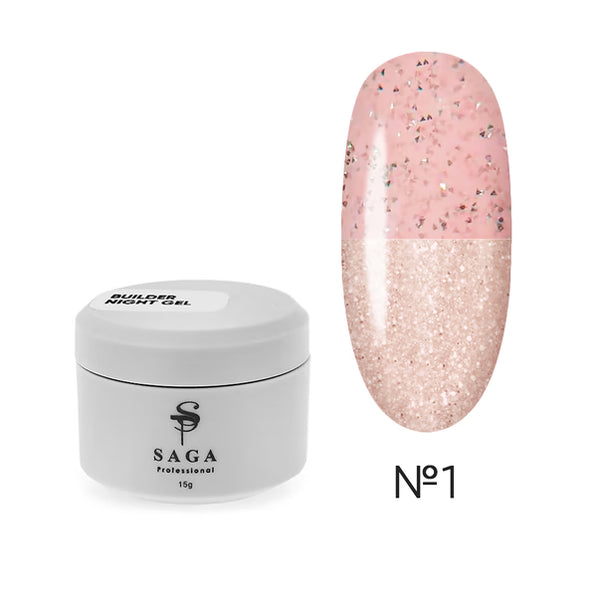 SAGA Builder Night Gel 01 15 ml
