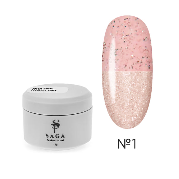 SAGA Builder Night Gel 01 15 ml