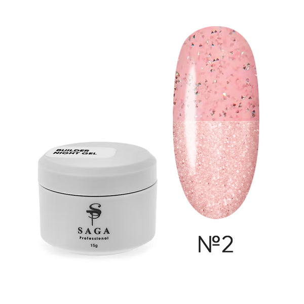 SAGA Builder Night Gel 02 15 ml