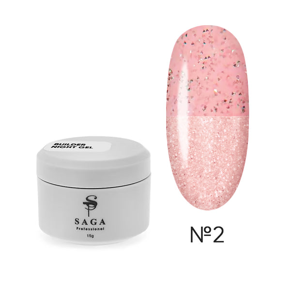 SAGA Builder Night Gel 02 15 ml