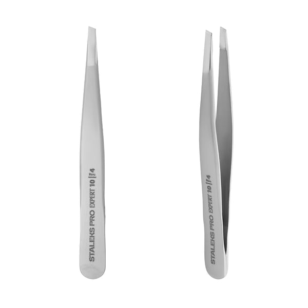 Eyebrow tweezers STALEKS EXPERT 10 TYPE 4 TE-10/4