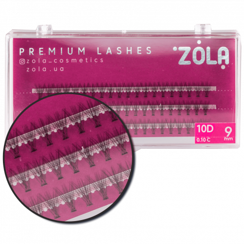 ZOLA CLUSTER LASHES 10D 9mm 05338