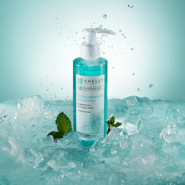 Cooling gel for feet with menthol and mint oil Shelly 200 ML