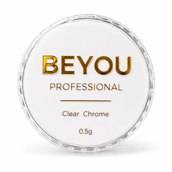 BEYOU PROFESSIONAL Clear Chrome Nail Powder (0.5g)