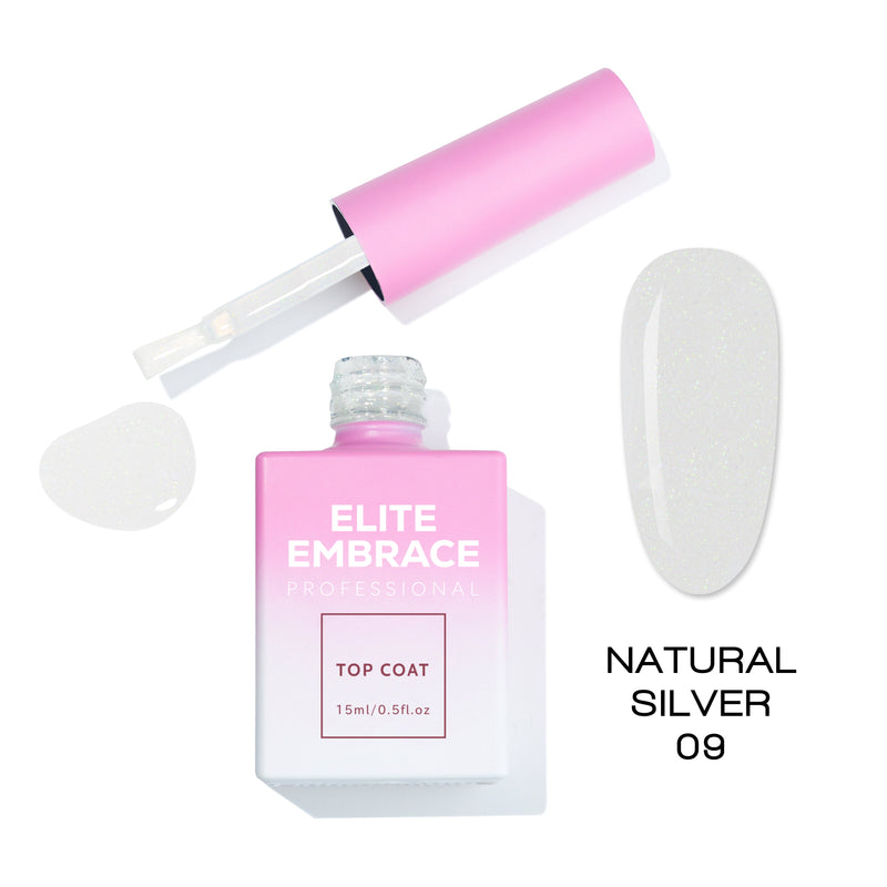 Elite Embrace Professional - Gel Nails 37pcs Set (Glitter Tops, Heart Tops, Camouflage Nude Tops, Bubble Collection & Milkshake Bases)