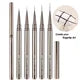 Nail Liner DIY Drawing Painting Flower Line Stripes Pen 18mm Metal Handle Nail Art Brush with Cover Nail Brushes