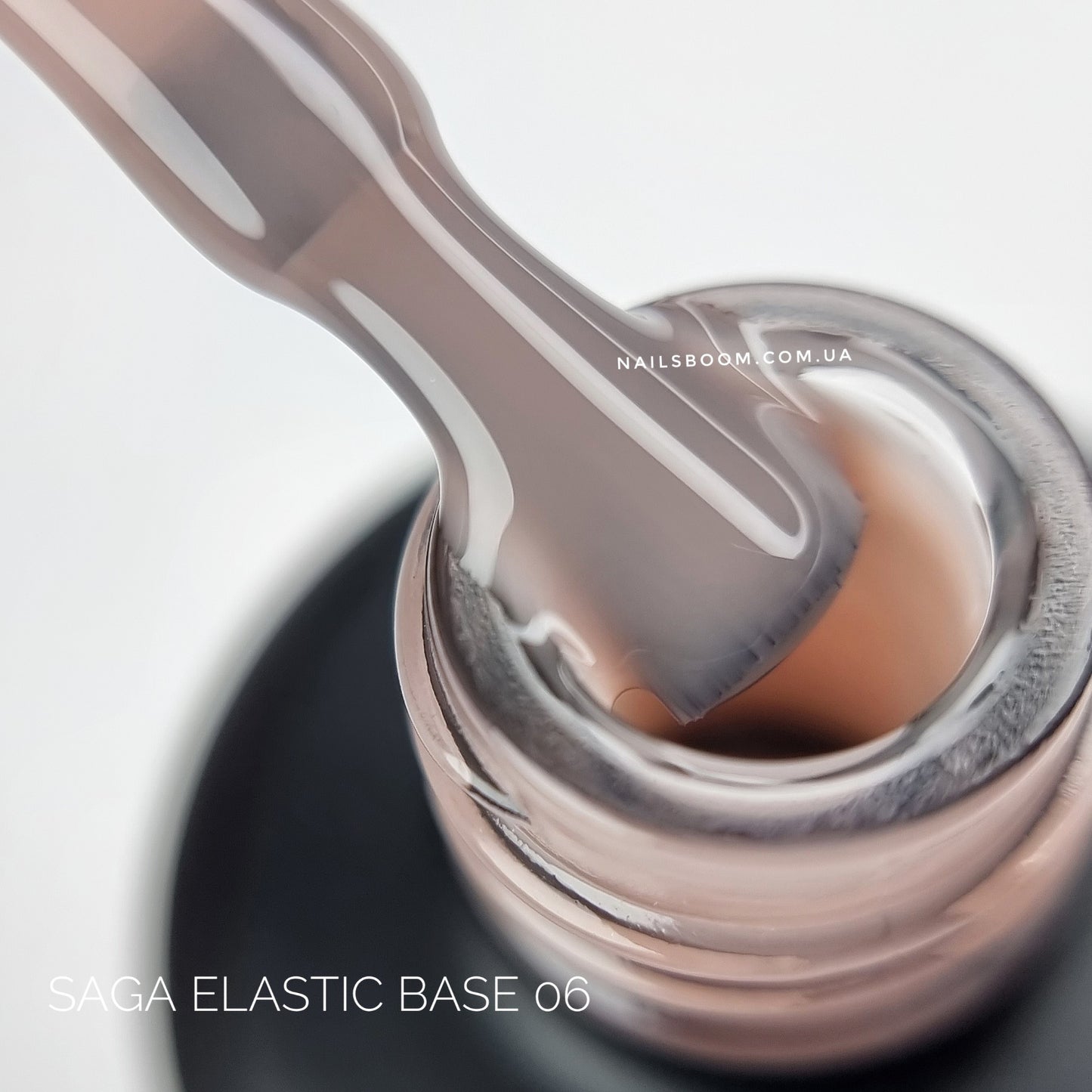 Saga Cover Base Elastic №6(Milk cold) (bottle with brush), 15 ml