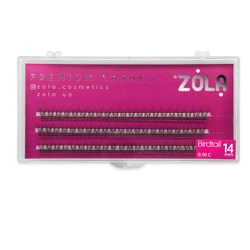 Ресницы Zola Bunches Birdtail, 14 мм 05350