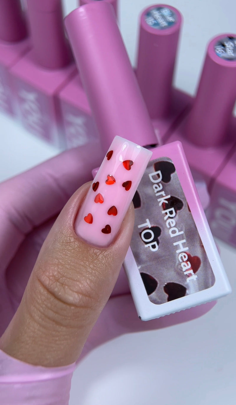 Elite Embrace Professional Heart Top Coat 6pcs Set