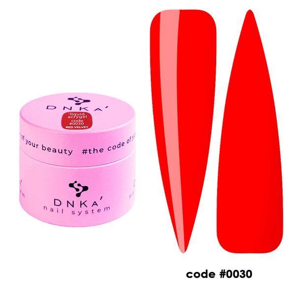 Nail gel DNKa Liquid Acrygel 12ml,15ml.